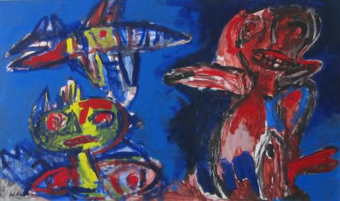 Han Veneman - schilderij in Cobra-stijl